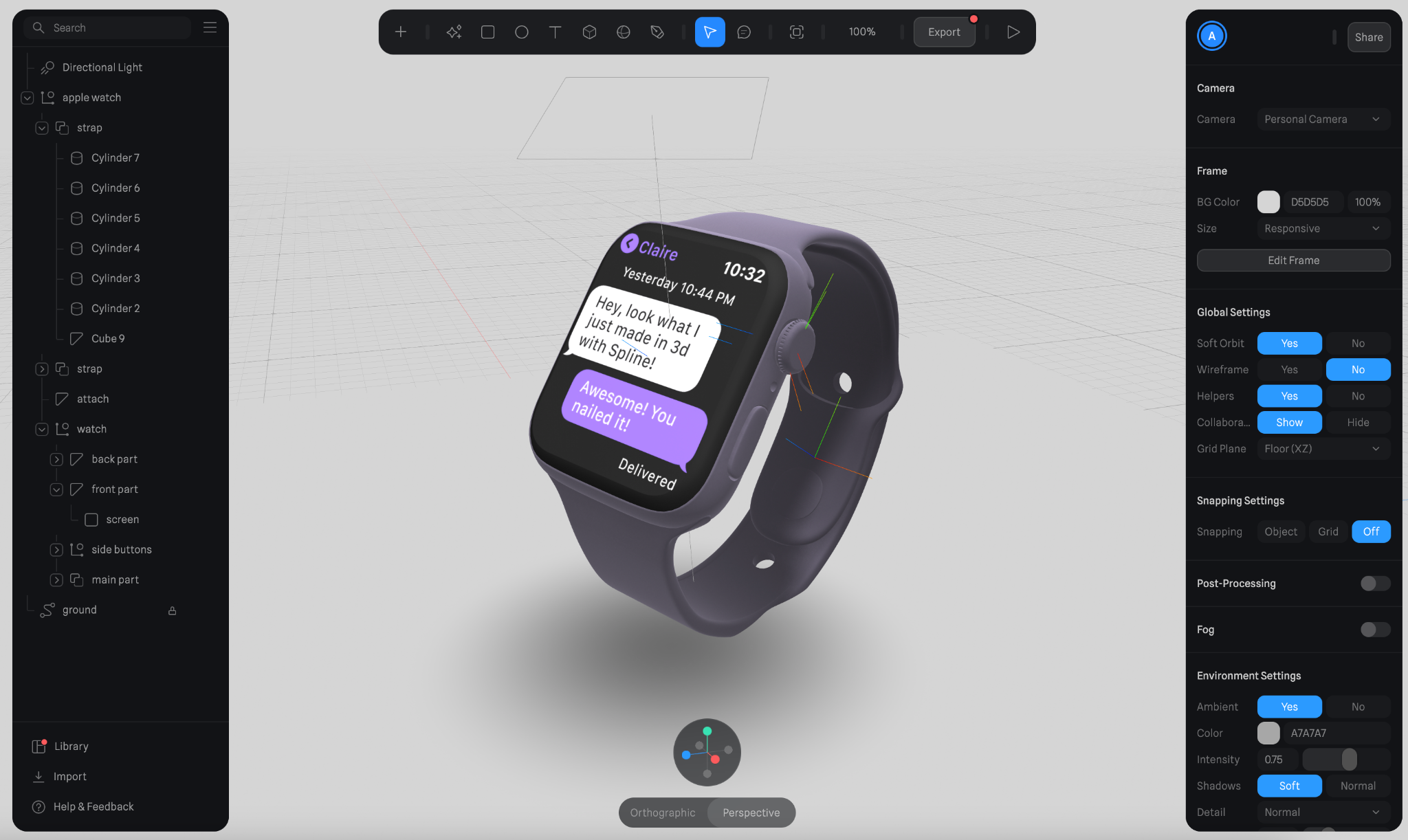3D Product design with Spline – Wedoflow