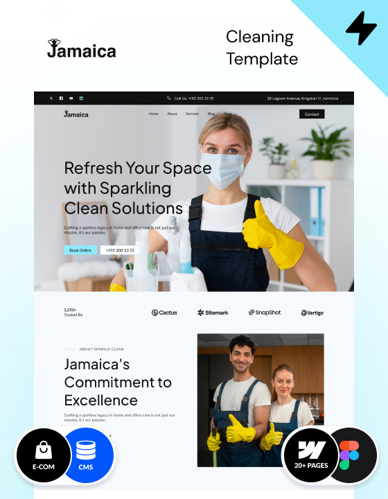 Webflow business template for dental practitioners