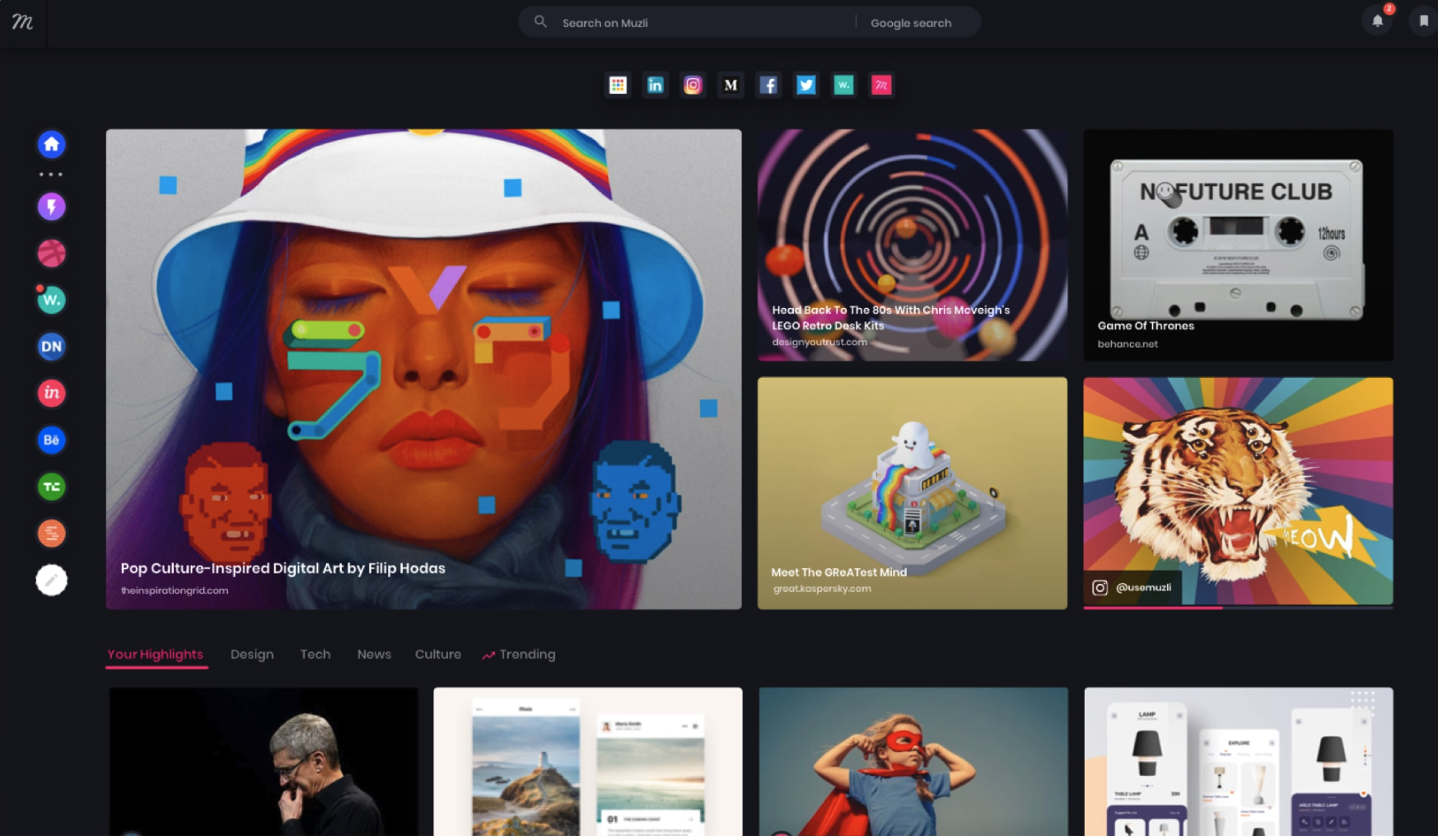 Muzli Chrome extension – Wedoflow