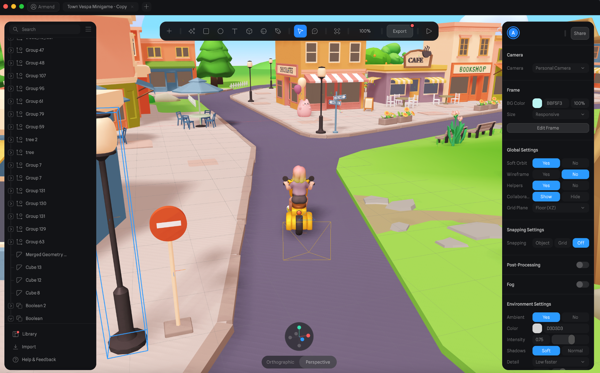 3D Gaming Environment – Wedoflow
